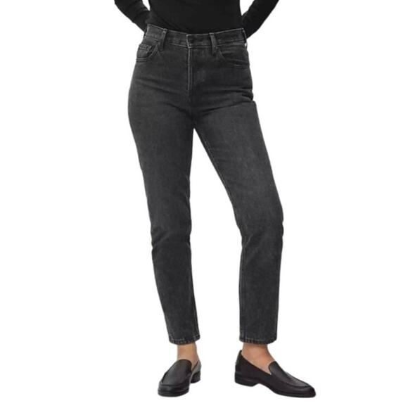 NWOT Everlane The 90's Cheeky Jean Hartford Night Washed Black Size 23 Ankle - Picture 1 of 9